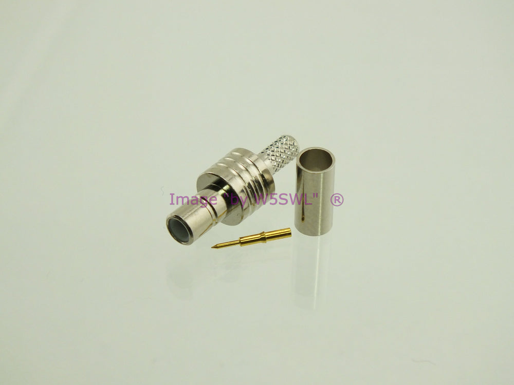 W5SWL SMB Jack Coax Connector Teflon/Gold Crimp RG-174 LMR-100 - Dave's Hobby Shop by W5SWL