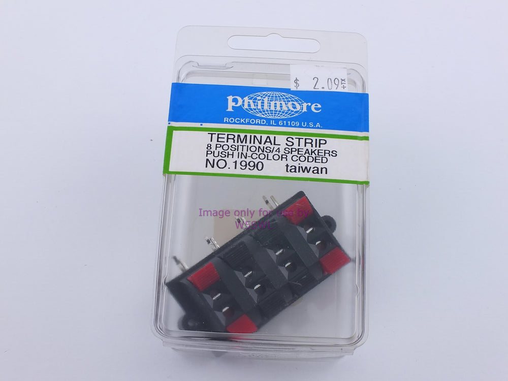Philmore 1990 Terminal Strip 8 Positions / 4 speakers (Bin54) - Dave's Hobby Shop by W5SWL