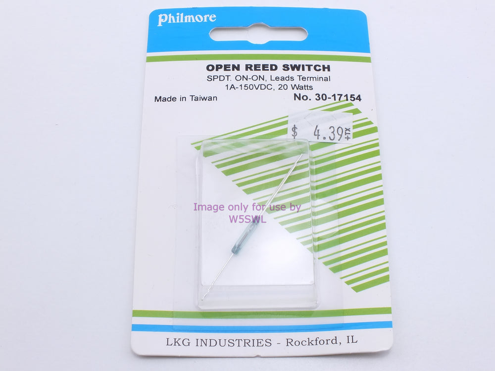 Philmore 30-17154 Open Reed Switch SPDT On-On Leads Terminal 1A-150VDC 20 Watts (bin26) - Dave's Hobby Shop by W5SWL