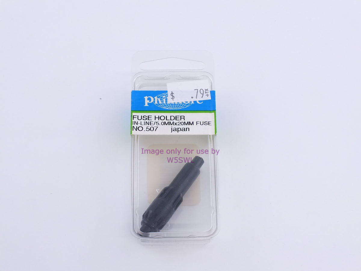 Philmore 507 Fuse Holder In-Line/5.0MMx20MM Fuse (bin89) - Dave's Hobby Shop by W5SWL
