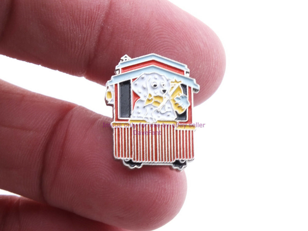 Dog and Caboose Railroad Train Logo - Lapel Pin - Hat Pin - Tie Tac - Dave's Hobby Shop by W5SWL