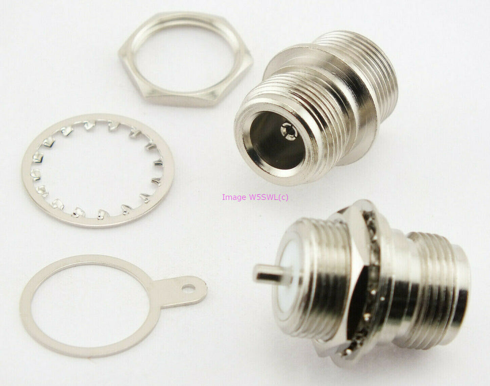N Female Chassis Mount Round Hole Post Solder Point Coax Connector - Dave's Hobby Shop by W5SWL