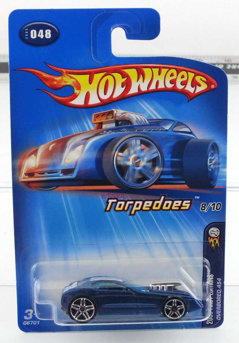 Hot Wheels 2005 048 Torpedoes 8/10 First Ed Overbored 454 MINT CAR FROM CASE - Dave's Hobby Shop by W5SWL
