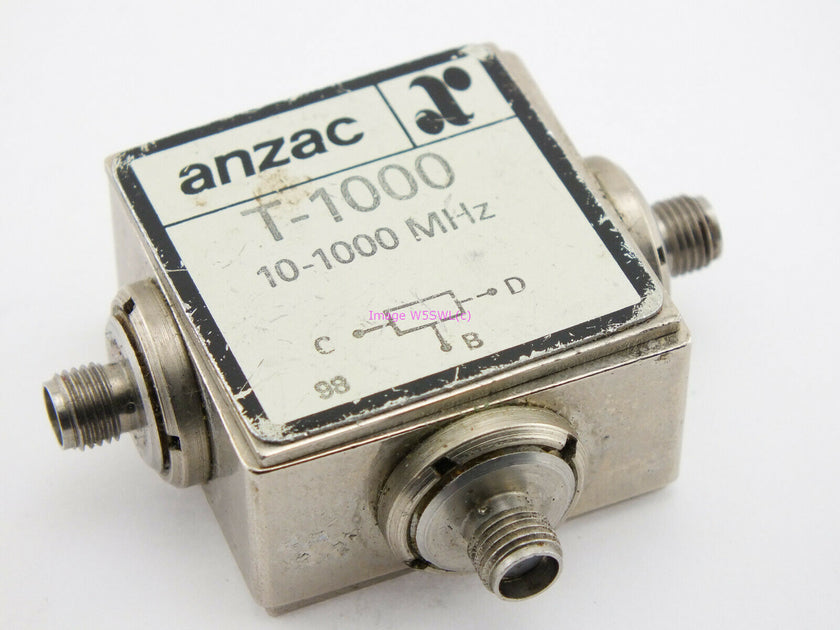 anzac T-1000 10 / 1000 MHz 2-way power spliter 2.5 Watts 50