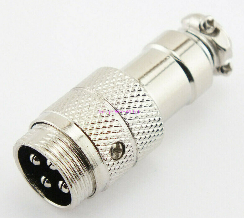 Microphone Mic Inline 4 Pin Male Jack - Dave's Hobby Shop by W5SWL