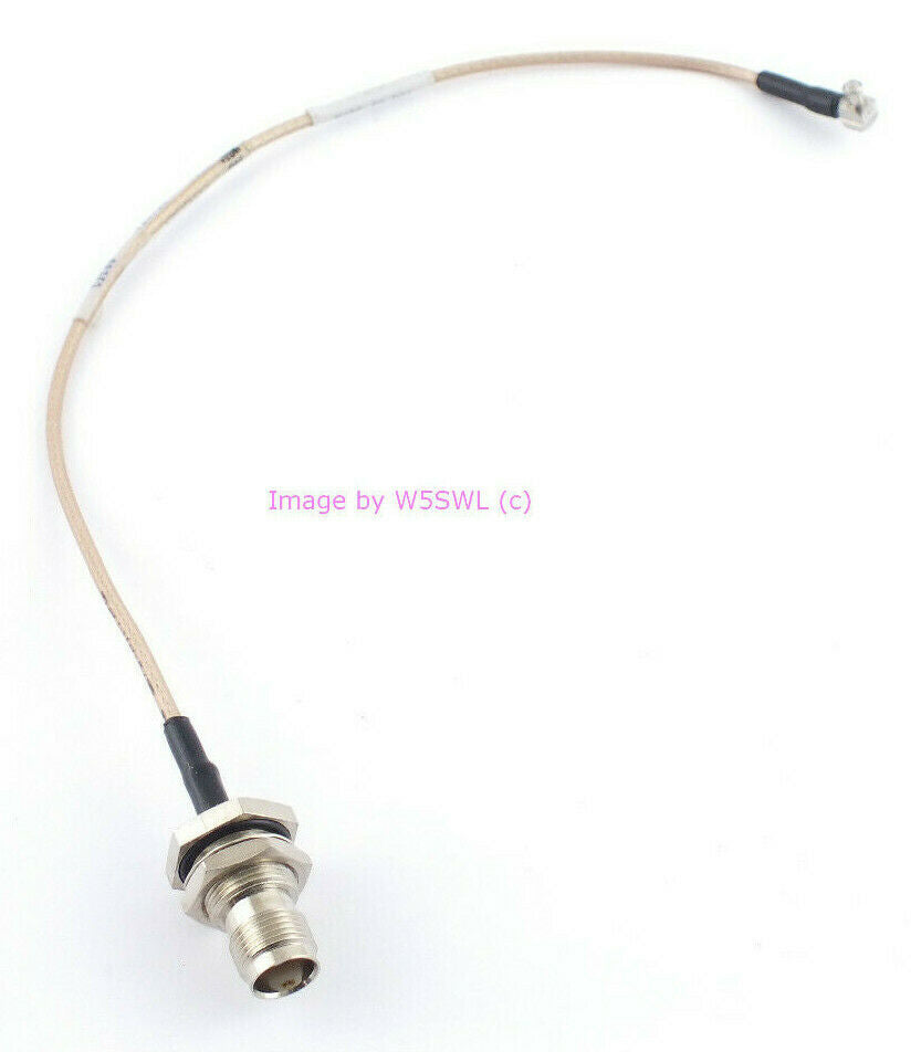 MCX RA Plug to TNC Female Chassis RG-316 12" Coax Jumper - Dave's Hobby Shop by W5SWL