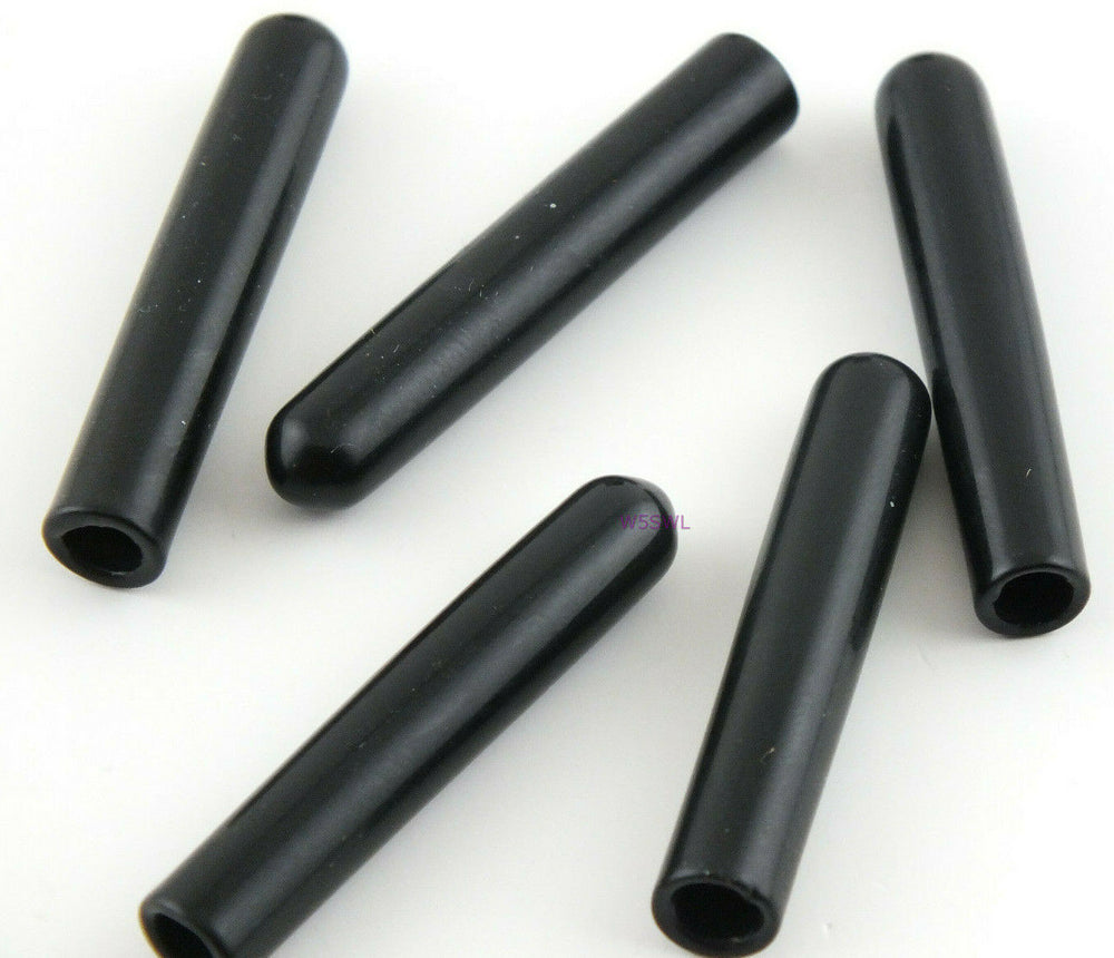 Antenna Tubing Flexible Vinyl 3/16"-1/4" ID Caps Black 1-1/2 Long 5-Pack - Dave's Hobby Shop by W5SWL