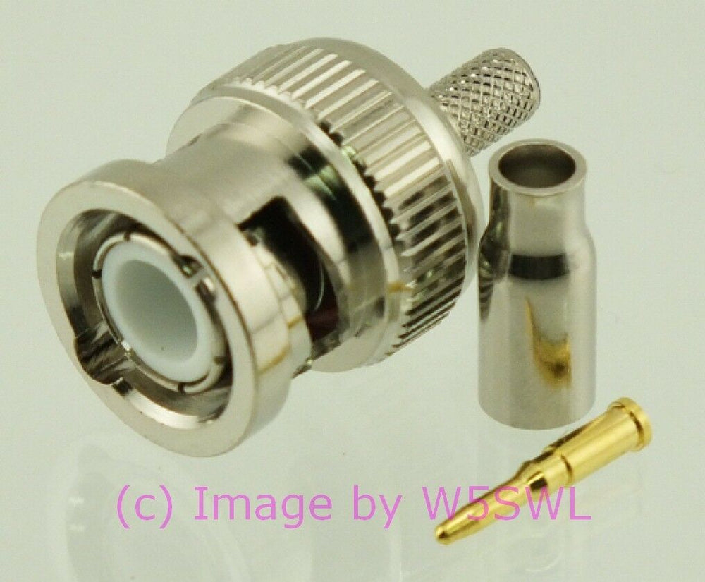 W5SWL Brand BNC Male Crimp Coax Connector RG-174 LMR100  2-Pack - Dave's Hobby Shop by W5SWL