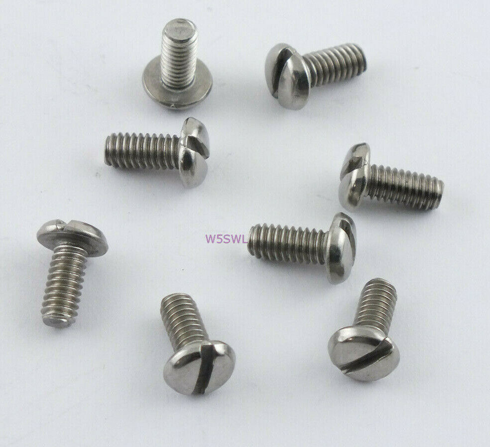 Bird Watt Meter Connector Type Screws 1/2" For Thick Flange Slotted Head 8-pack - Dave's Hobby Shop by W5SWL