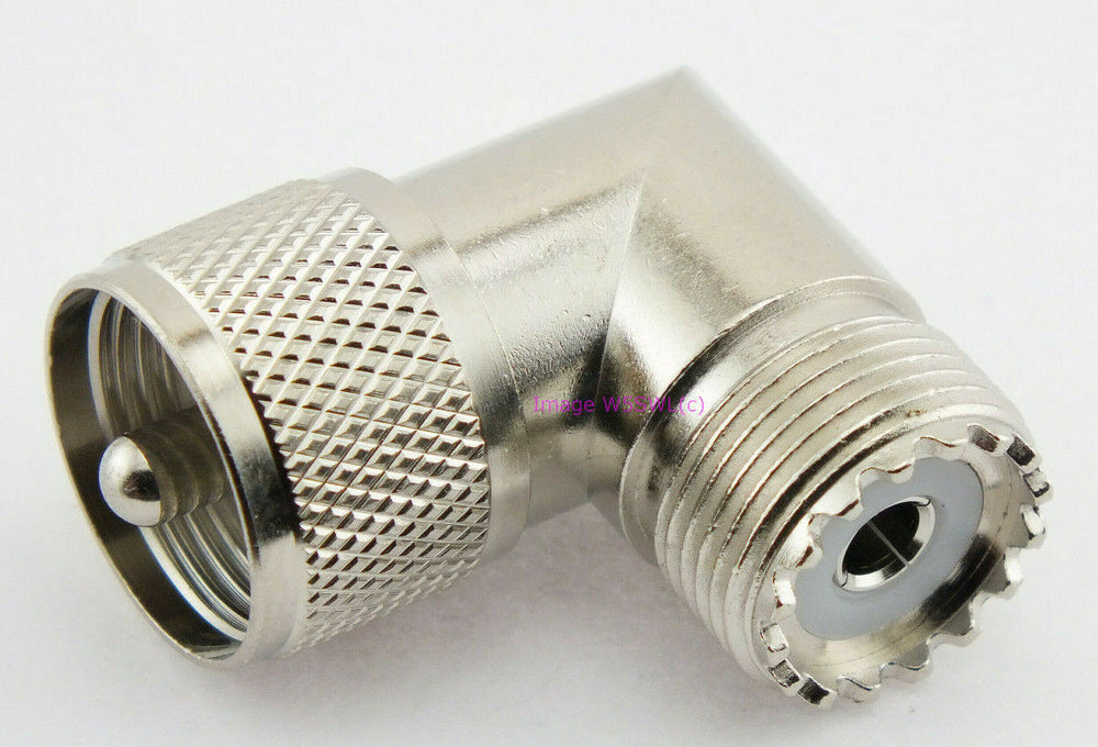 AUTOTEK OPEK UHF Male to UHF Female Right Angle Coax Connector Adapter - Dave's Hobby Shop by W5SWL