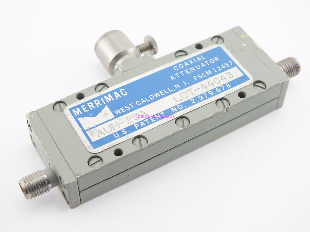 Merrimac AUM-25A Coaxial Ferrite Attenuator .5 to 12 GHz 30dB Atten Max - Dave's Hobby Shop by W5SWL