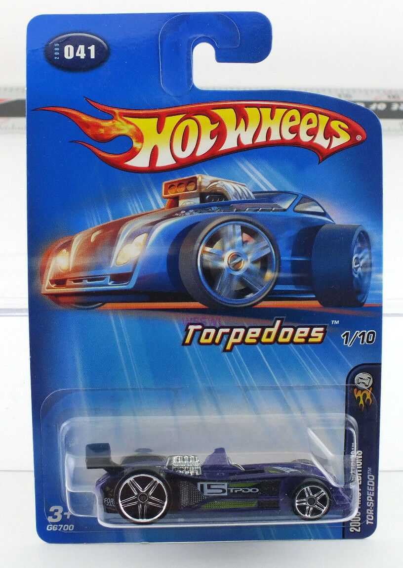 Hot Wheels 2005 Torpedoes  TOR-SPEEDO MINT CAR FROM DEALER CASE - Dave's Hobby Shop by W5SWL