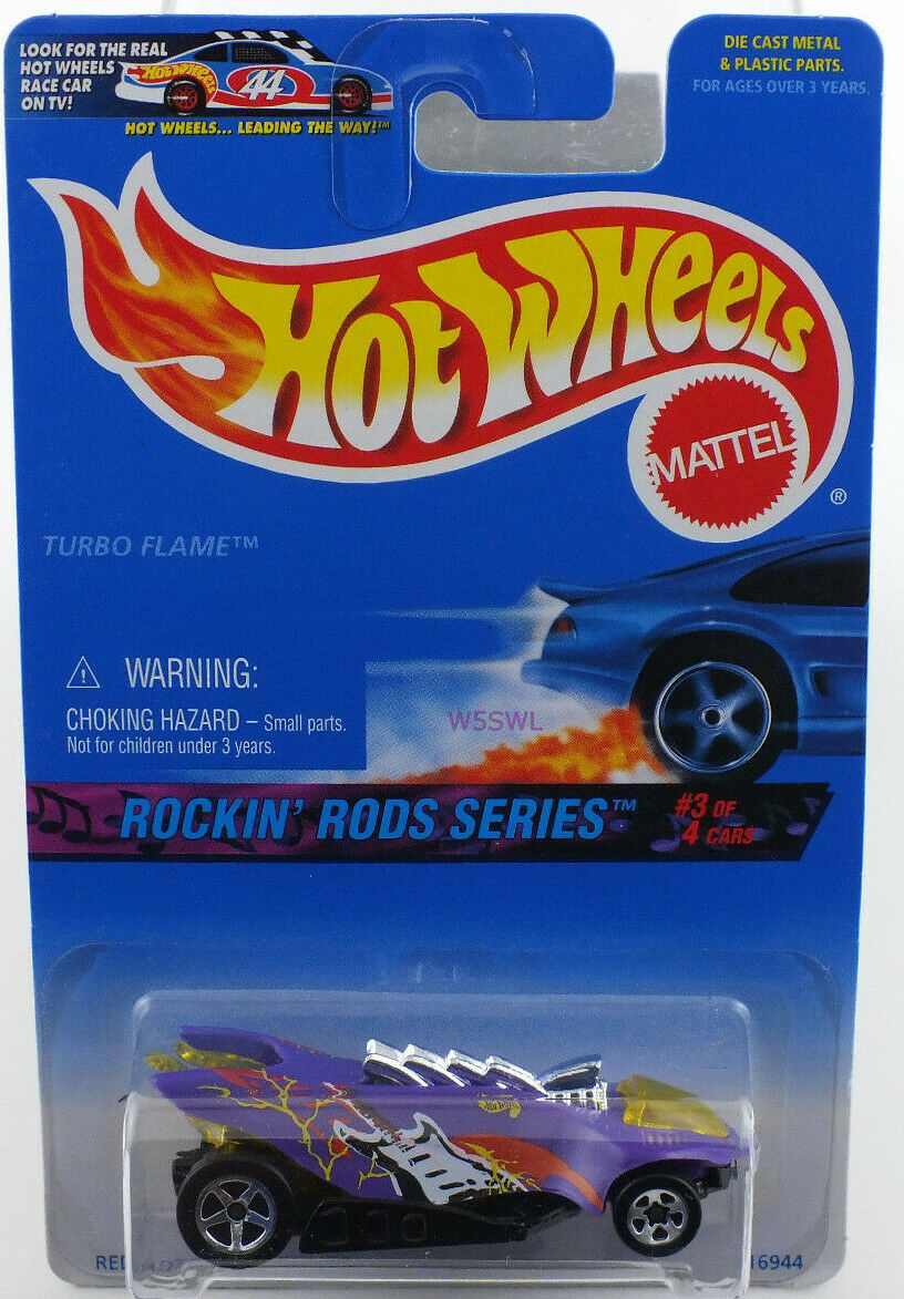 Hot Wheels 1996 Rockin' Rods Series #3 Turbo Flame - FROM DEALERS CASE - Dave's Hobby Shop by W5SWL