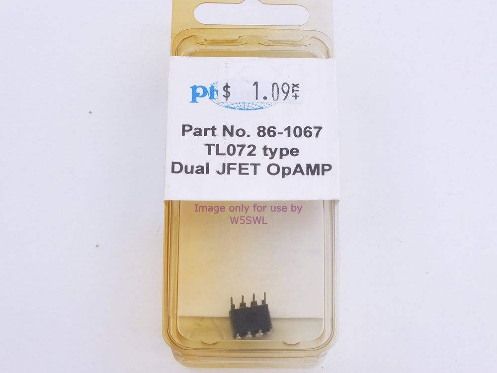 Philmore 86-1067 TL072 Type Dual JFET OpAMP (bin67) - Dave's Hobby Shop by W5SWL