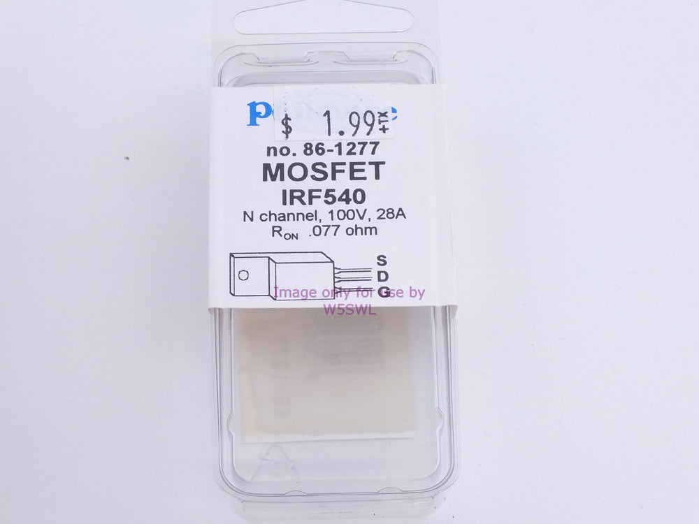 Philmore 86-1277 Mosfet IRF540 N Channel (bin67) - Dave's Hobby Shop by W5SWL