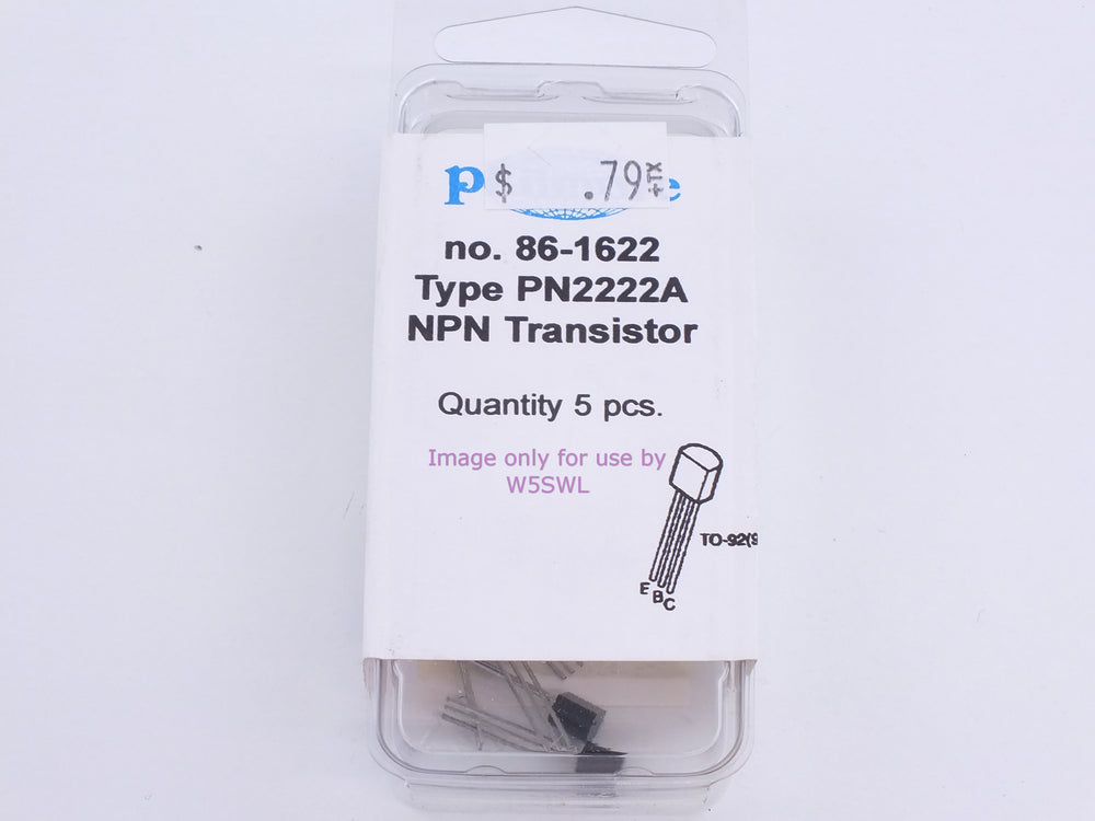 Philmore 86-1622 Type PN2222A NPN Transistor (bin83) - Dave's Hobby Shop by W5SWL