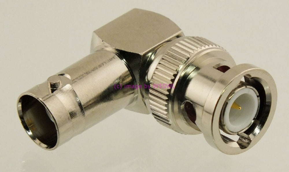 W5SWL Brand BNC Male to BNC Female Right Angle 90 Degree Right Angle  Coax Connector Adapter - Dave's Hobby Shop by W5SWL