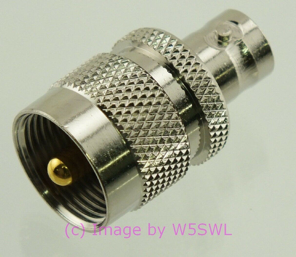 W5SWL Brand BNC Female to UHF Male Coax Connector Adapter - Dave's Hobby Shop by W5SWL