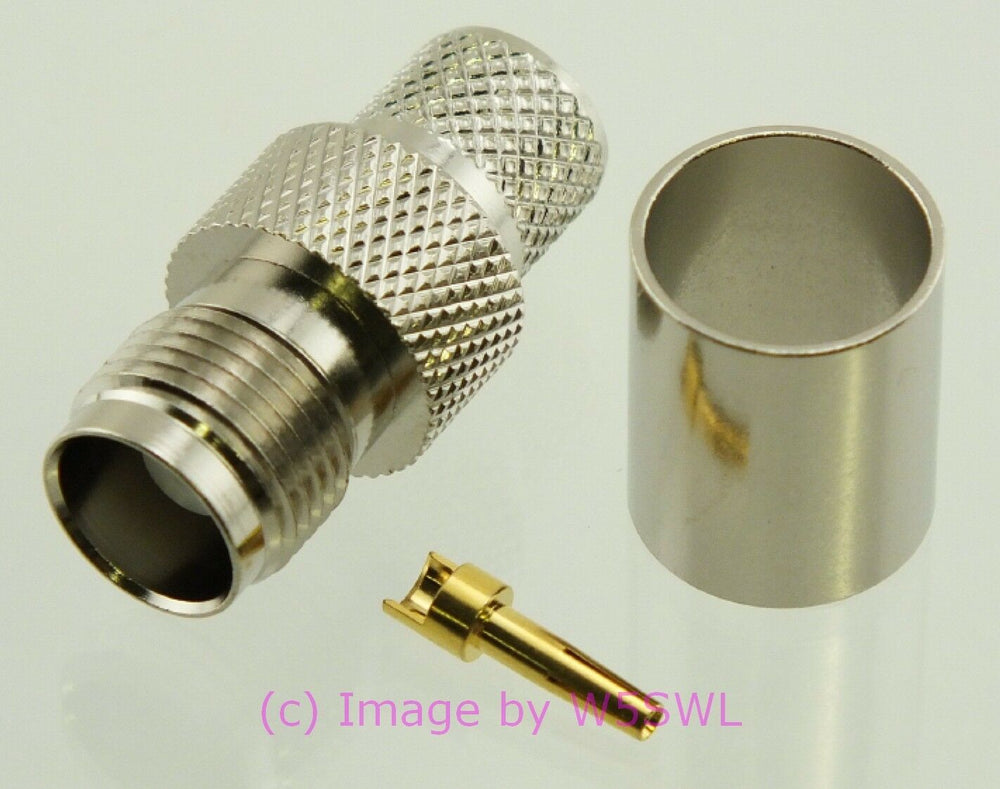 W5SWL TNC Female Coax Connector Crimp 9913 LMR-400 Coax Cables 2-Pack - Dave's Hobby Shop by W5SWL