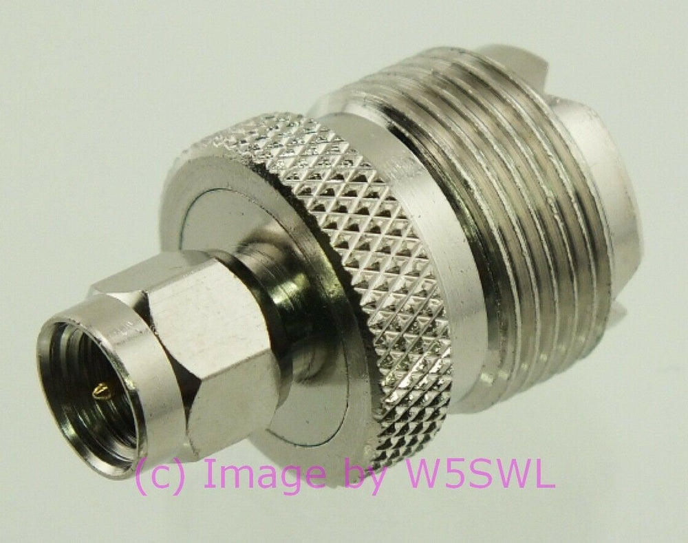 W5SWL SMA Male to UHF Female Coax Connector Adapter - Dave's Hobby Shop by W5SWL