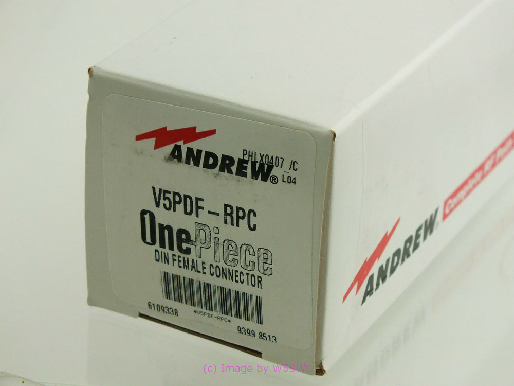 Andrew V5PDF-RPC 7/16 DIN Female Connector - New in Packages - Dave's Hobby Shop by W5SWL