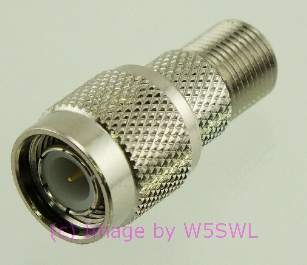 W5SWL Brand TNC Male to Type F Female Coax Connector Adapter - Dave's Hobby Shop by W5SWL
