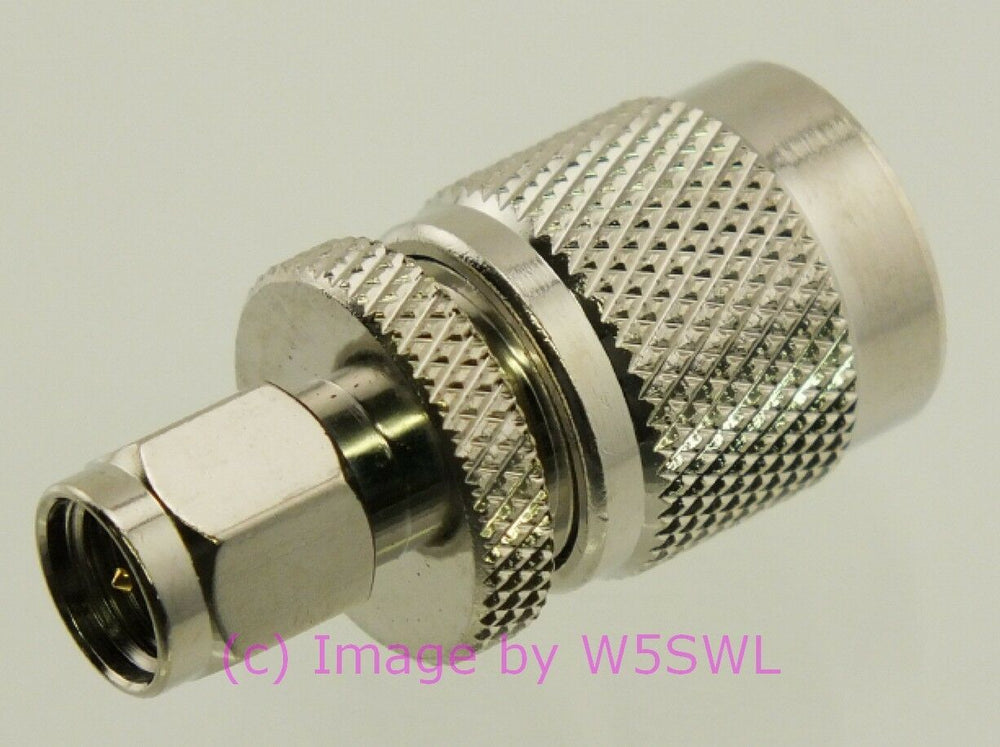 W5SWL Brand SMA Male to Mini-UHF Male Coax Connector Adapter - Dave's Hobby Shop by W5SWL