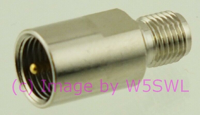 W5SWL Brand FME Male to SMA Female Coax Connector Adapter - Dave's Hobby Shop by W5SWL