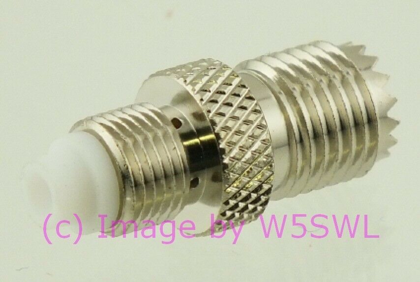 W5SWL FME Female to MINI-UHF Female Coax Connector Adapter - Dave's Hobby Shop by W5SWL