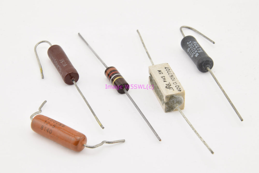 75 Ohm 5W  Wire Wound Resistor  (BinB-2) - Dave's Hobby Shop by W5SWL