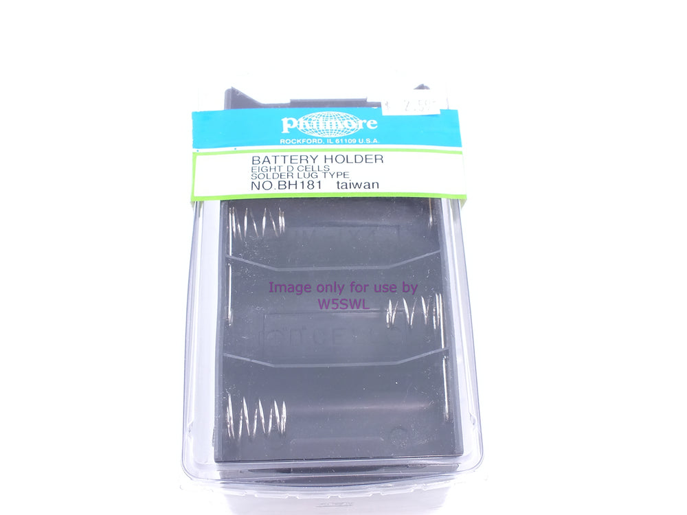 Philmore BH181 Battery Holder 8 D Cells Solder Lug Type (bin91) - Dave's Hobby Shop by W5SWL