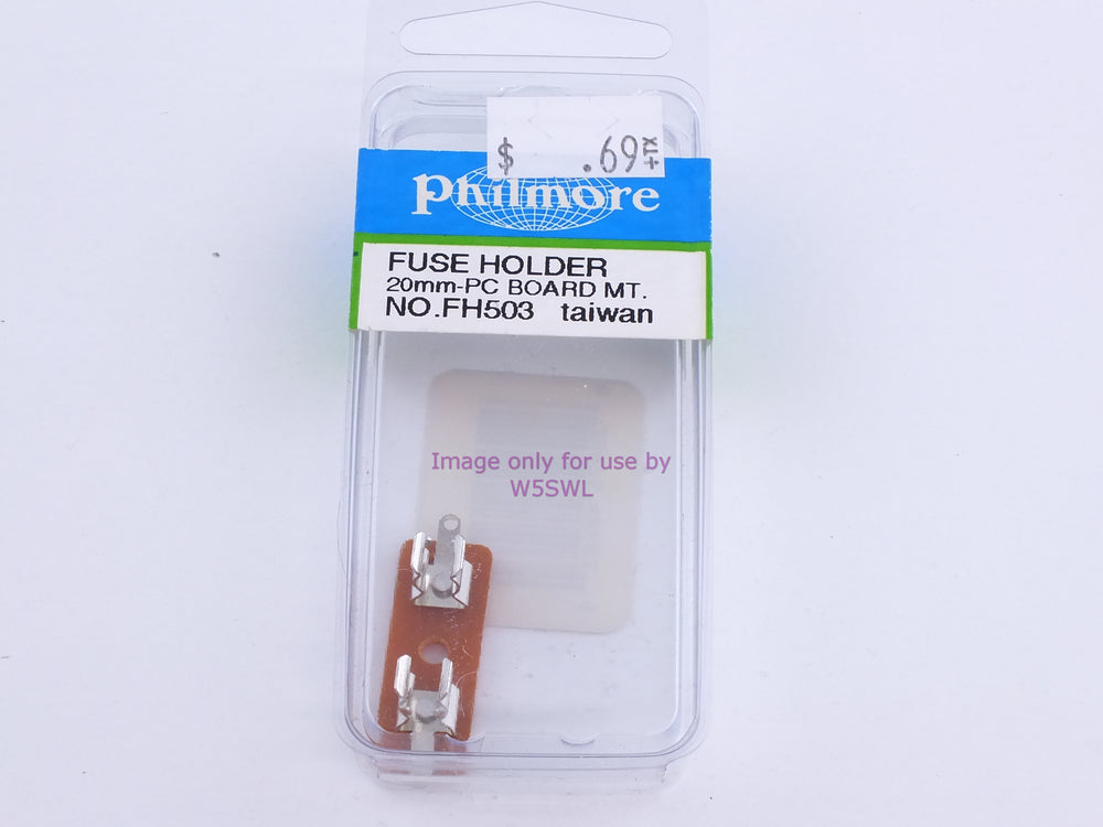 Philmore FH503 Fuse Holder 20mm-PC Board MT. (bin99) - Dave's Hobby Shop by W5SWL