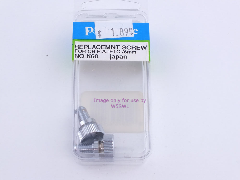 Philmore K60 Replacement Screw For CB-P.A.-ECT./6mm (bin99) - Dave's Hobby Shop by W5SWL