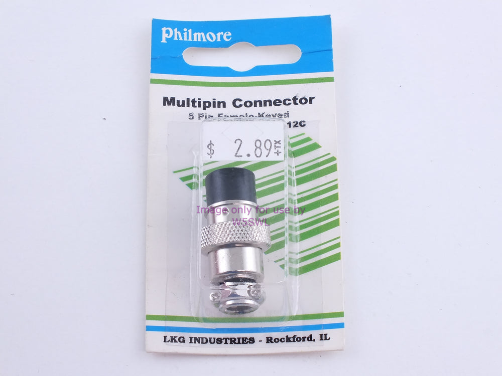 Philmore T612C Multipin Connector 5 Pin Female-Keyed (bin110) - Dave's Hobby Shop by W5SWL