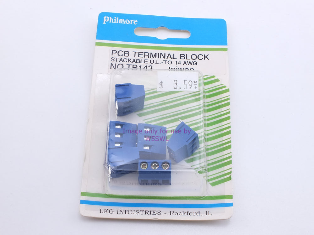 Philmore TB143 PCB Terminal Block Stackable-U.L.-To 14AWG (bin34) - Dave's Hobby Shop by W5SWL
