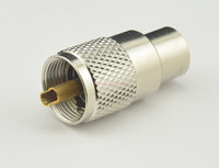 Load image into Gallery viewer, Tram 140-GP Bakelite PL-259 for RG-8 RG-213 9913 Gold Plated RF Pin UHF Male - Dave&#39;s Hobby Shop by W5SWL
