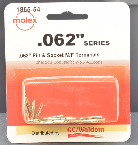 Molex GC Waldom 1855-54 .062" 24-30 AWG Pin & Socket Male Female - Dave's Hobby Shop by W5SWL