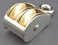 Load image into Gallery viewer, 1-1/2&quot; Double Pulley for Ham Radio Dipole Inverted Vee Loop Longwire Antenna - Dave&#39;s Hobby Shop by W5SWL
