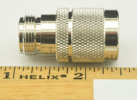 Load image into Gallery viewer, N Male to N Female Connector Port Extender Saver -  by W5SWL - Dave&#39;s Hobby Shop by W5SWL
