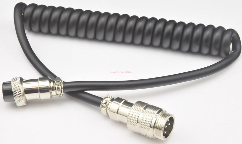 Heavy Duty 6 Pin 4ft Mic Microphone Extension Cable with Plug and Jack - Dave's Hobby Shop by W5SWL