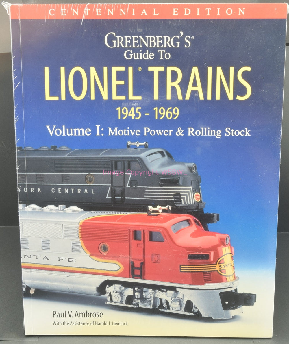 Greenberg's Guide To Lionel Trains 1945-1969 Vol 1 Centennial Edition - Dave's Hobby Shop by W5SWL