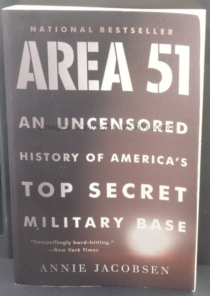 AREA 51 An Uncensored History Of America's Top Secret Military Base by Annie Jacobsen - Dave's Hobby Shop by W5SWL