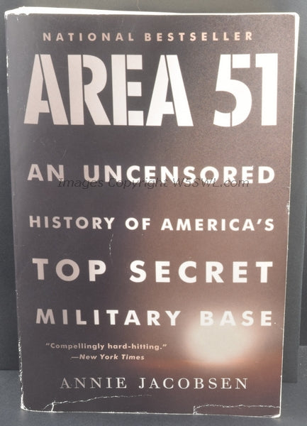 AREA 51 An Uncensored History Of America's Top Secret Military Base by Annie Jacobsen - Dave's Hobby Shop by W5SWL