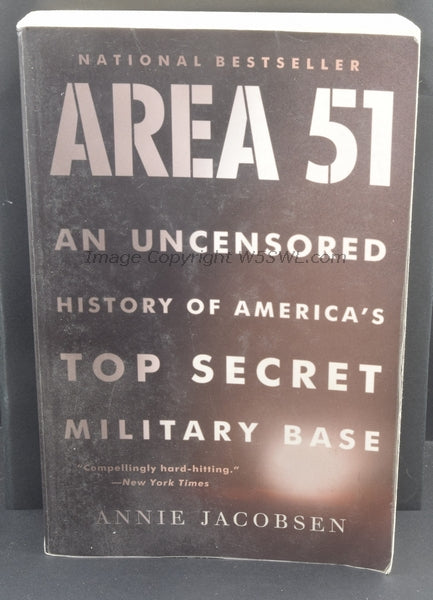 AREA 51 An Uncensored History Of America's Top Secret Military Base by Annie Jacobsen - Dave's Hobby Shop by W5SWL