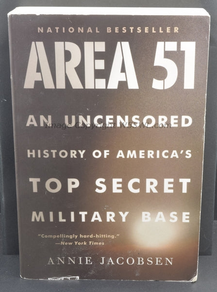 AREA 51 An Uncensored History Of America's Top Secret Military Base by Annie Jacobsen - Dave's Hobby Shop by W5SWL