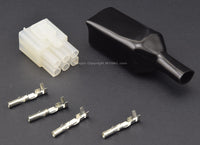 Load image into Gallery viewer, Kenwood Yaesu Icom Alinco Others Replacement 6 Pin Molex Power Plug - Dave&#39;s Hobby Shop by W5SWL
