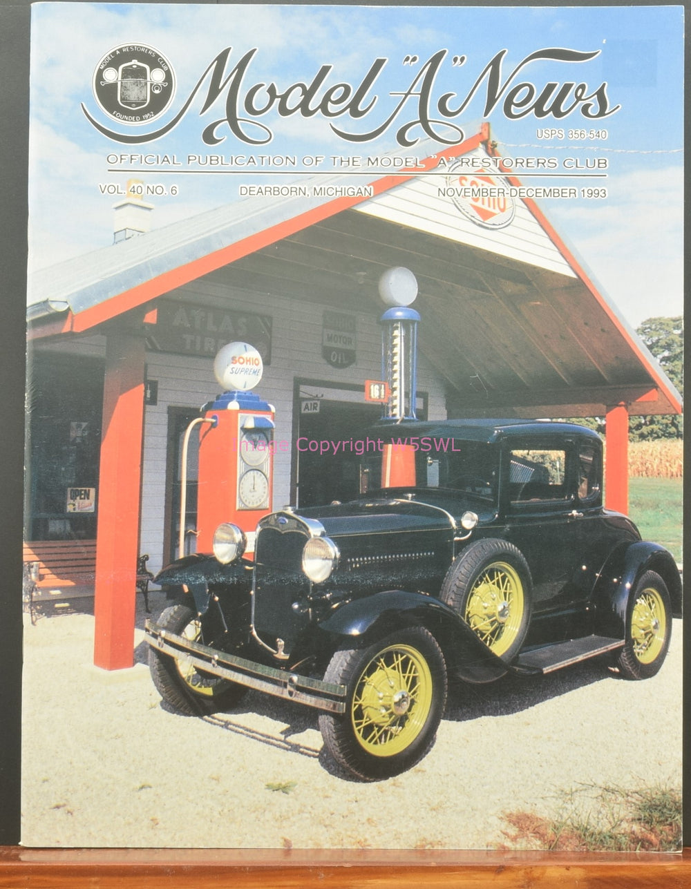Model A News Restorers Club Vol 40 No 6 Nov-Dec 1993 - Dave's Hobby Shop by W5SWL