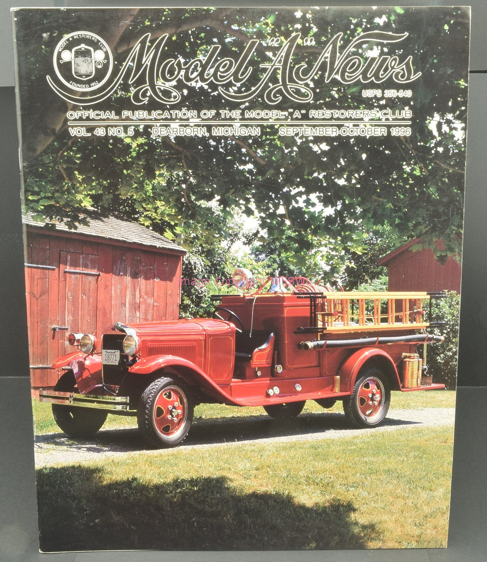 Model A News Restorers Club Vol 43 No 5 September-October 1996 - Dave's Hobby Shop by W5SWL