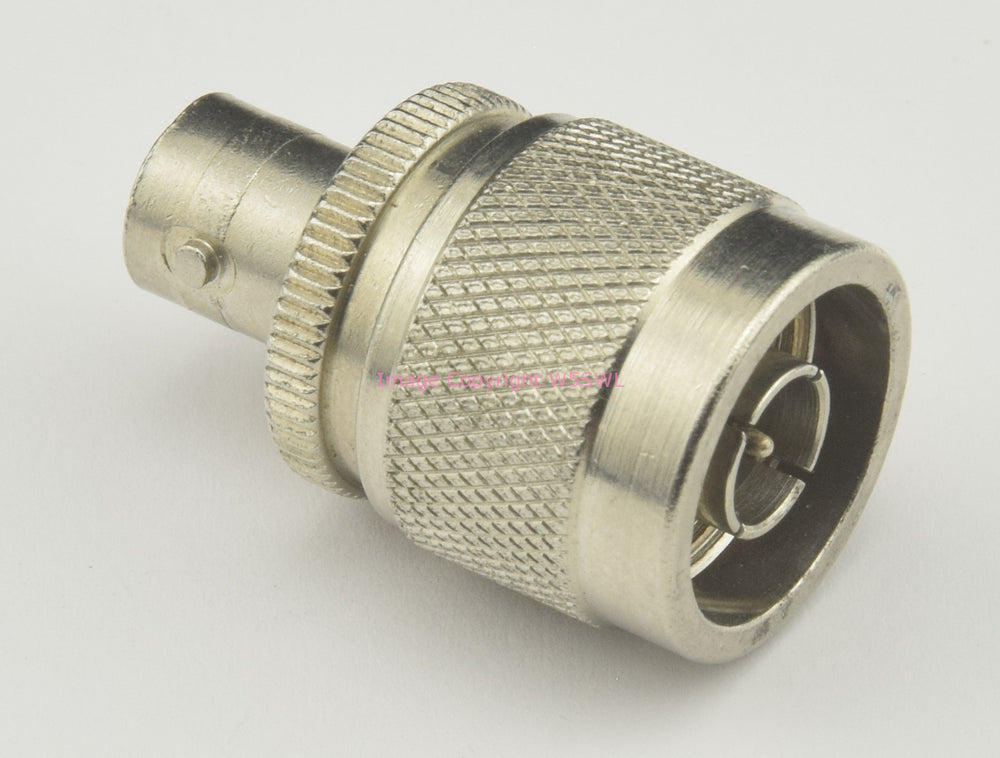 50 Ohm N Male to BNC Female RF Adapter - Dave's Hobby Shop by W5SWL