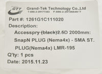 Load image into Gallery viewer, 6-1/2ft (2 meter) LMR-195 Jumper SMA Male to Rosenberger SnapN Plug IP67 - Dave&#39;s Hobby Shop by W5SWL
